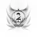 2001 in fire  tattoo design idea