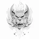 2001 in fire  tattoo design idea