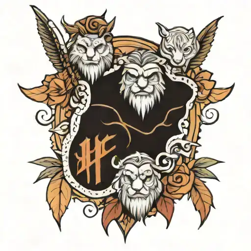3 brothers matching tattoo tattoo design idea