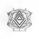 Valknut Symbol tattoo design idea