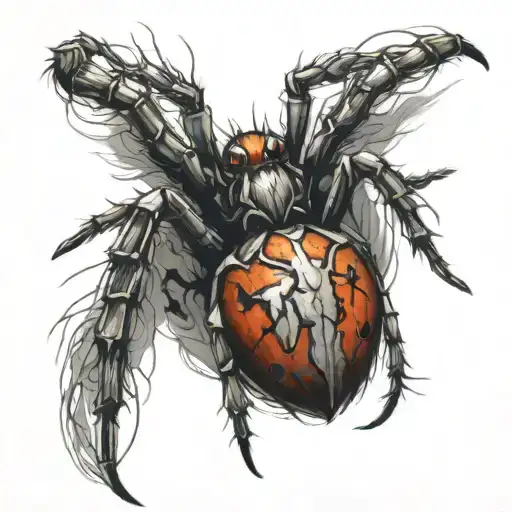 zelda Armogohma spider tattoo design idea