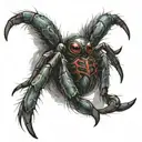 zelda Armogohma spider tattoo design idea