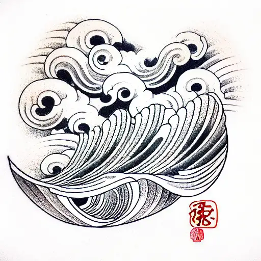 101 Amazing Japanese Wave Tattoo Designs You Need To See! | Wave tattoo  design, Waves tattoo, Japanese wave tattoos