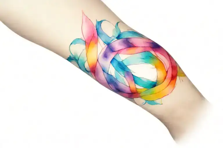 ayahuasca icaro bracelet tattoo on forearm tattoo design idea