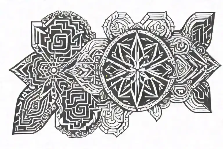 ayahuasca icaro bracelet tattoo on forearm tattoo design idea