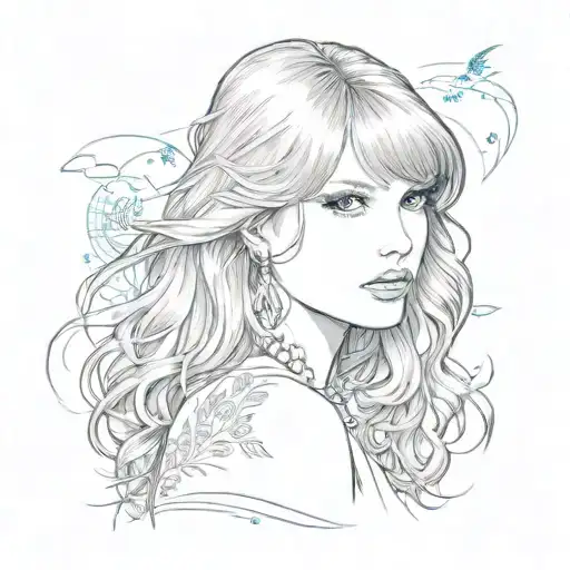 1989 taylor swift tattoo design idea