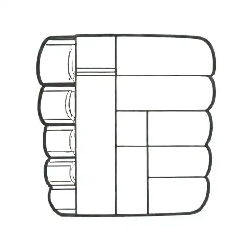 three stacked books with Nichole on spine tattoo design idea