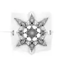 simple charm anklet jewellery mandala tattoo design idea