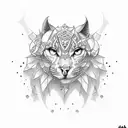 simple charm anklet jewellery tattoo design idea