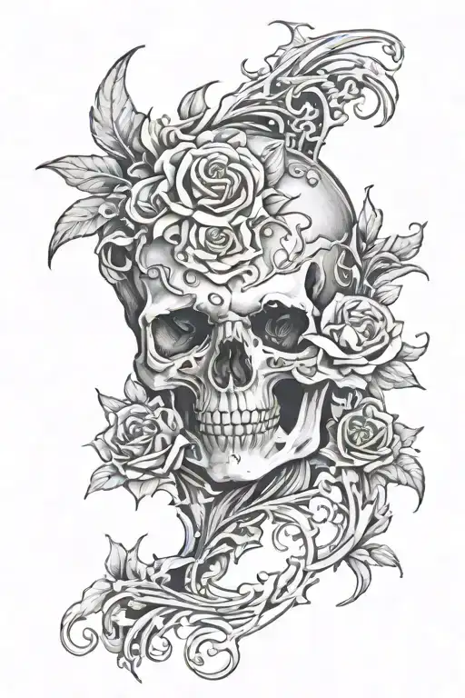 transience, death and the inevitability of human fate. tattoo design idea