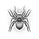 Spider tattoo design idea