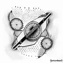 skateboard  tattoo design idea