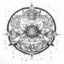 skateboard  tattoo design idea