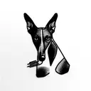 greyhound tattoo design idea
