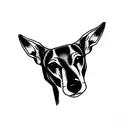 greyhound tattoo design idea