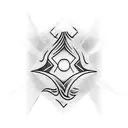 a tattoo that symbolizes persistence and loyalty to achieve the black belt in Brazilian jiu-jitsu; show kimono and black tattoo design idea