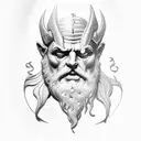 Zeus , Poseidón , Hades  tattoo design idea
