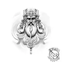 Zeus , Poseidón , Hades  tattoo design idea