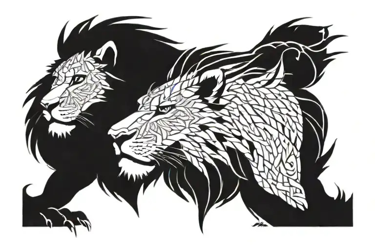 Scar The lion king  tattoo design idea
