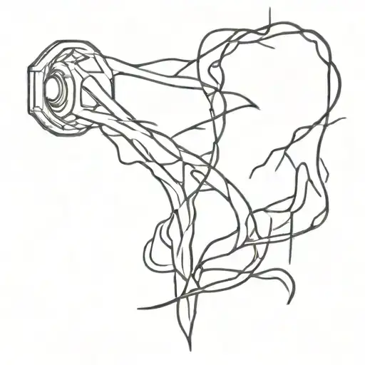 flail tattoo design idea