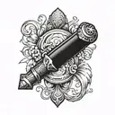 flail tattoo design idea