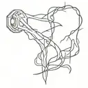 flail tattoo design idea