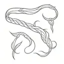 flail tattoo design idea