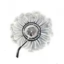 dandelion  tattoo design idea