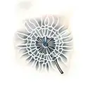 dandelion  tattoo design idea