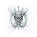 kali linux dragon tattoo design idea