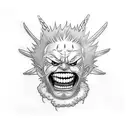 Doflamingo evil laugh tattoo design idea