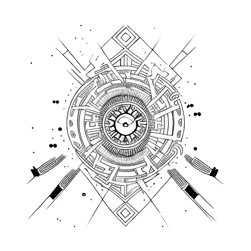 Date XXVII-XII-XXIII tattoo design idea