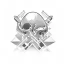 war between heart and mind tattoo design idea