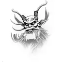 Krampus tattoo design idea