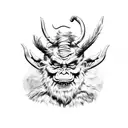 Krampus tattoo design idea