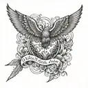 Isaiah 43:2 tattoo design idea