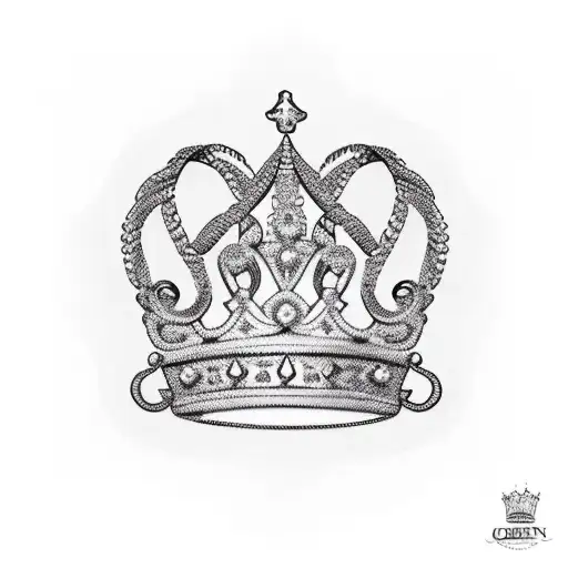 Queen's Crown tattoo design idea
