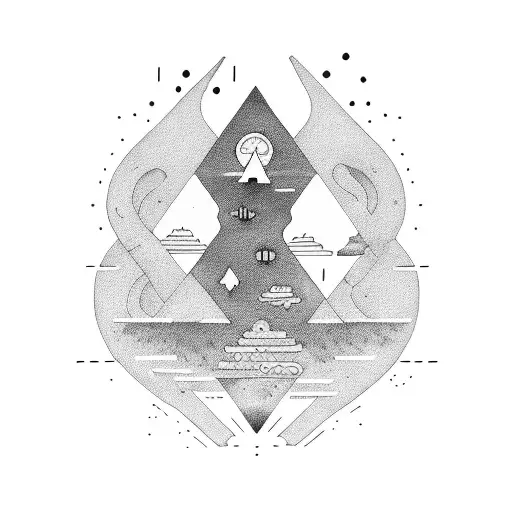 Text phrase "Keep going" tattoo design idea