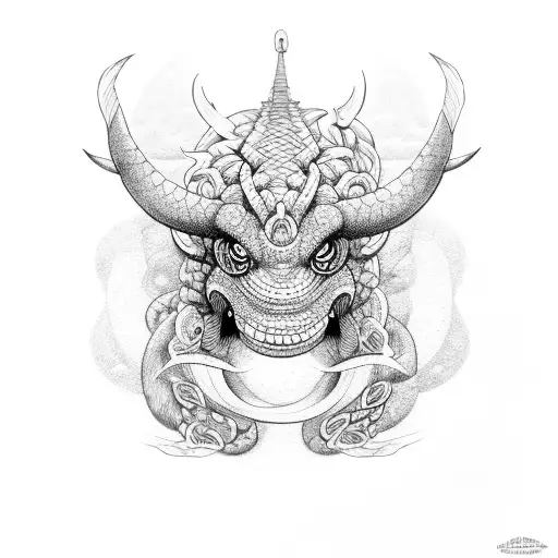 Jörmungandr tattoo design idea