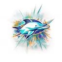 Miami Dolphins tattoo design idea