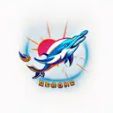 Miami Dolphins tattoo design idea
