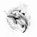 Miami Dolphins tattoo design idea