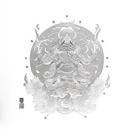 Jasmine Om tattoo design idea