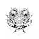 anonymous with schorpion tattoo design idea