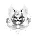 anonymous with schorpion tattoo design idea