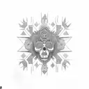 indio brasileiro  tattoo design idea