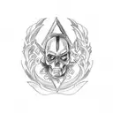 Rammstein logo tattoo design idea