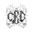 Rammstein logo tattoo design idea