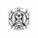 Rammstein logo tattoo design idea