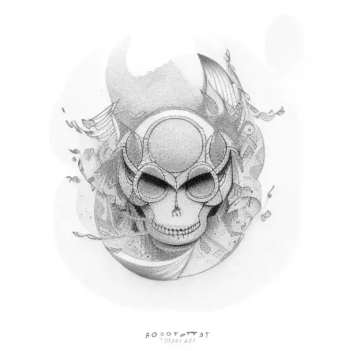 past emotional trauma tattoo design idea